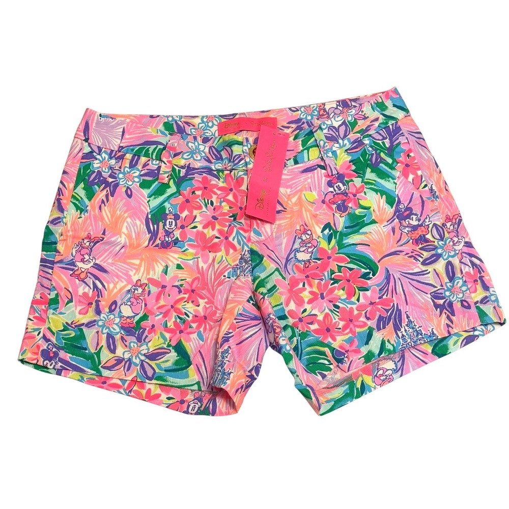 Disney x Lilly Pulitzer Callahan Shorts Disney Dreamin Minnie Daisy Floral 0